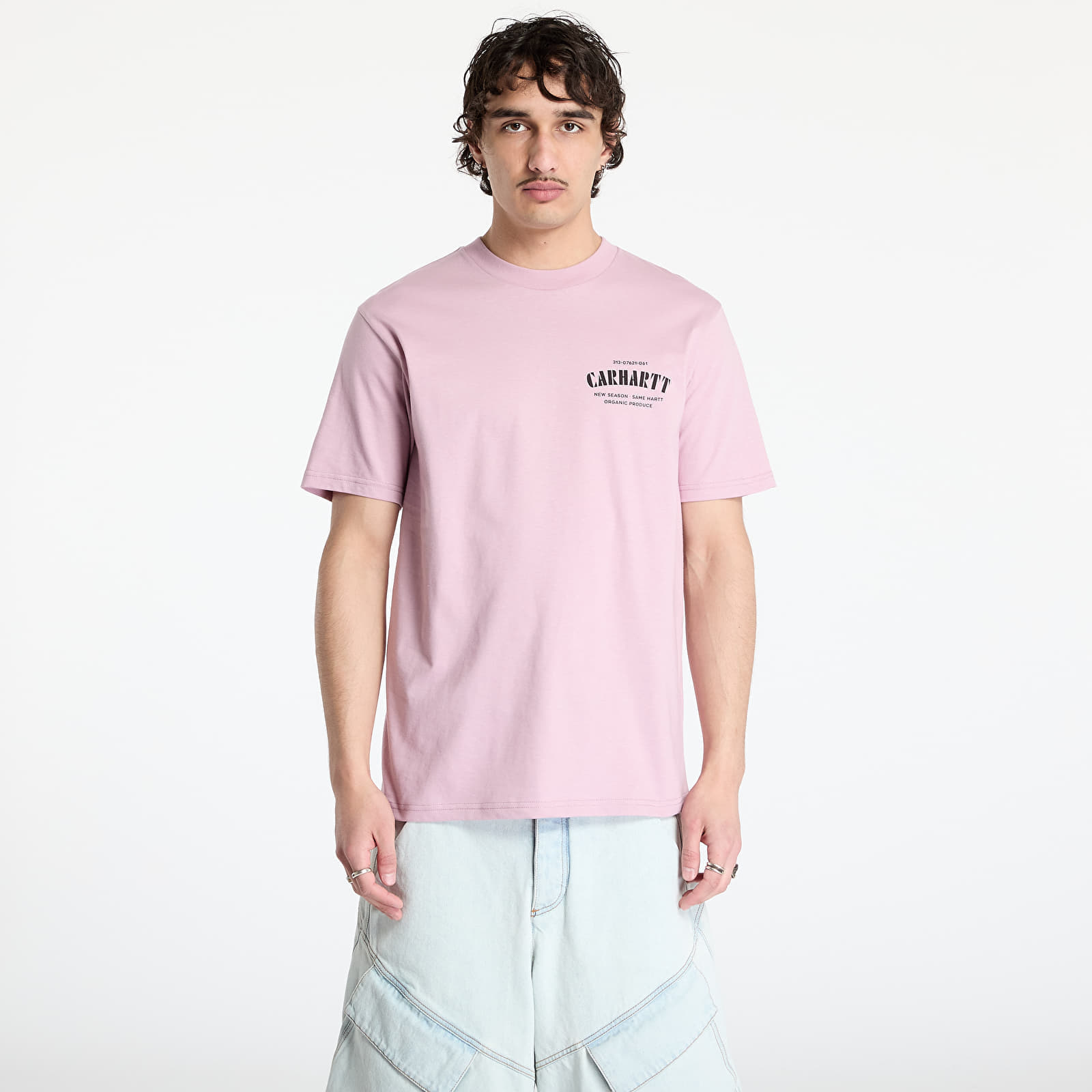 Tricou Carhartt WIP S/S Catalogue C Logo T-Shirt UNISEX Hortensia S