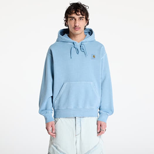 Carhartt WIP Hooded Nelson Sweat UNISEX Clay Blue Garment Dyed