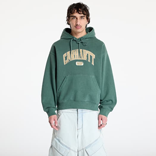 Carhartt WIP Hooded Library Sweat UNISEX Conifer Garment Dyed
