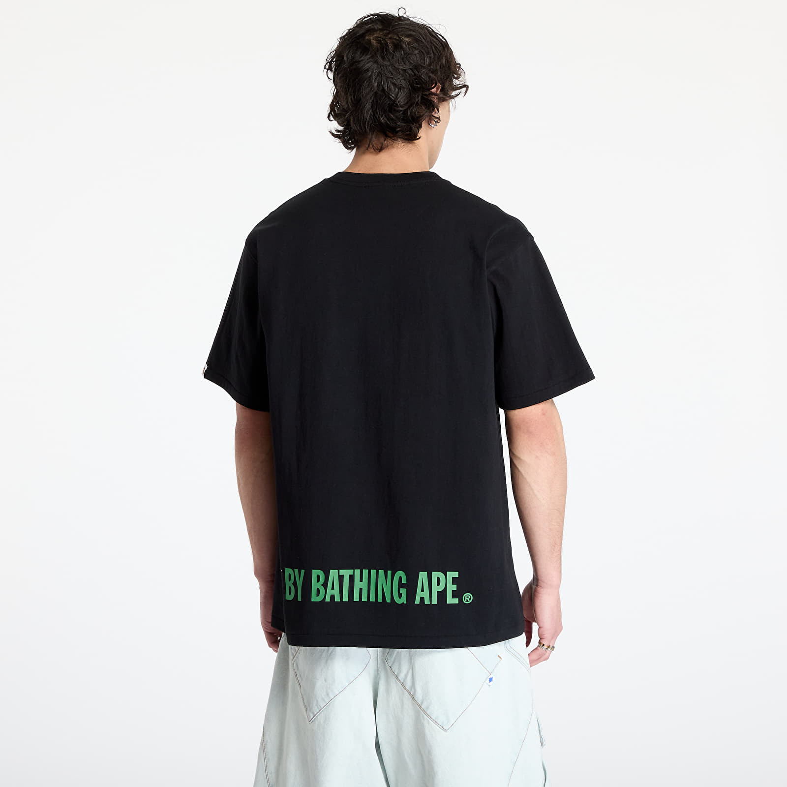 Tricouri  A BATHING APE Abc Camo Ape Face Star Tee UNISEX Black