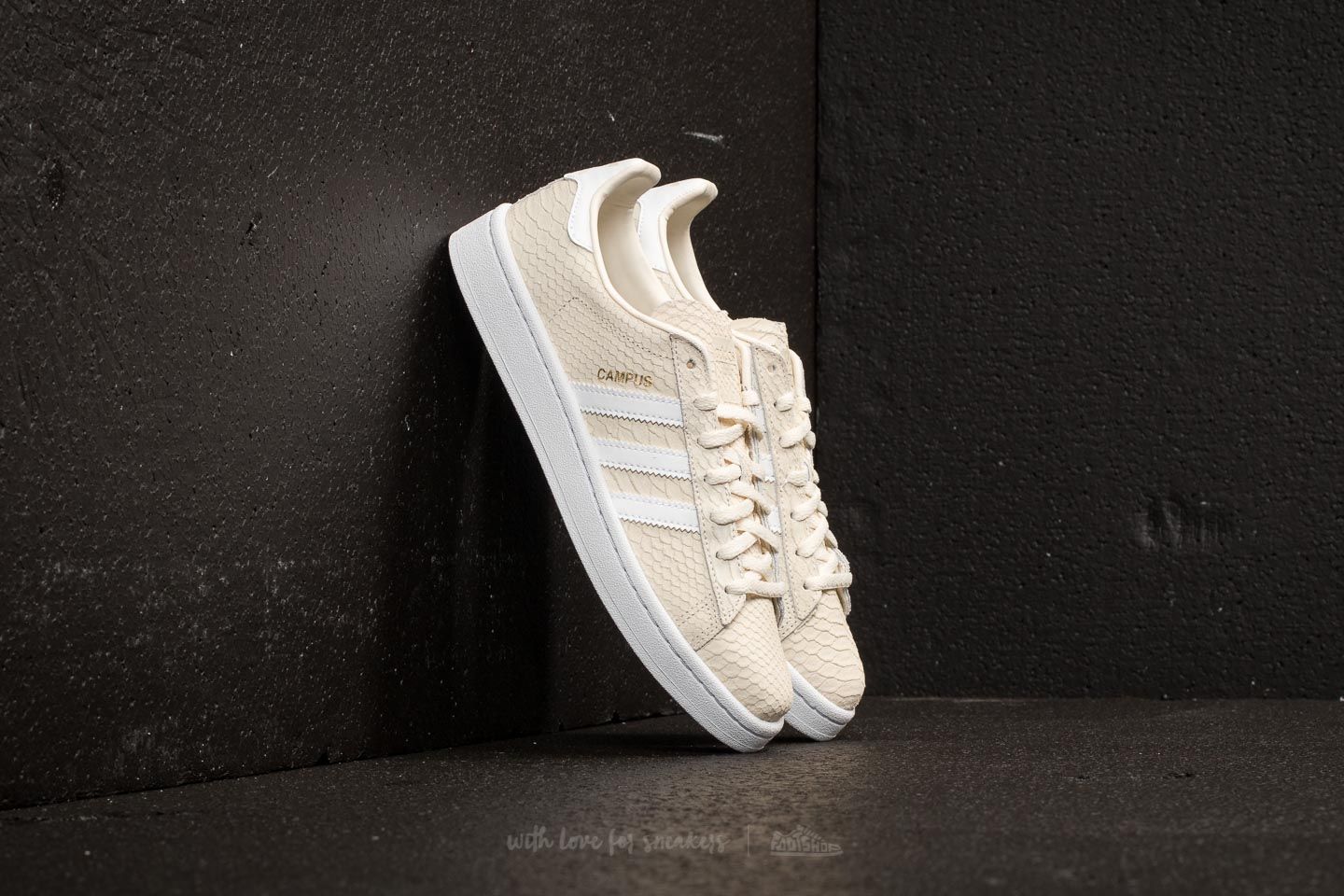 Women s shoes adidas Campus W Cream White Ftw White Gold