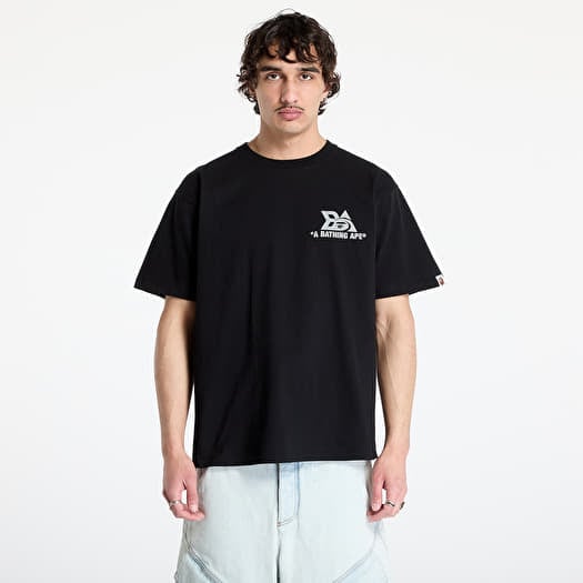 T-shirt A BATHING APE Reflector Tech Logo Tee UNISEX Black