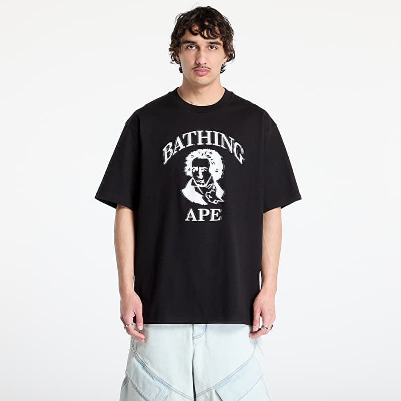 A BATHING APE Beethoven Graphic Relaxed Fit Tee UNISEX Black
