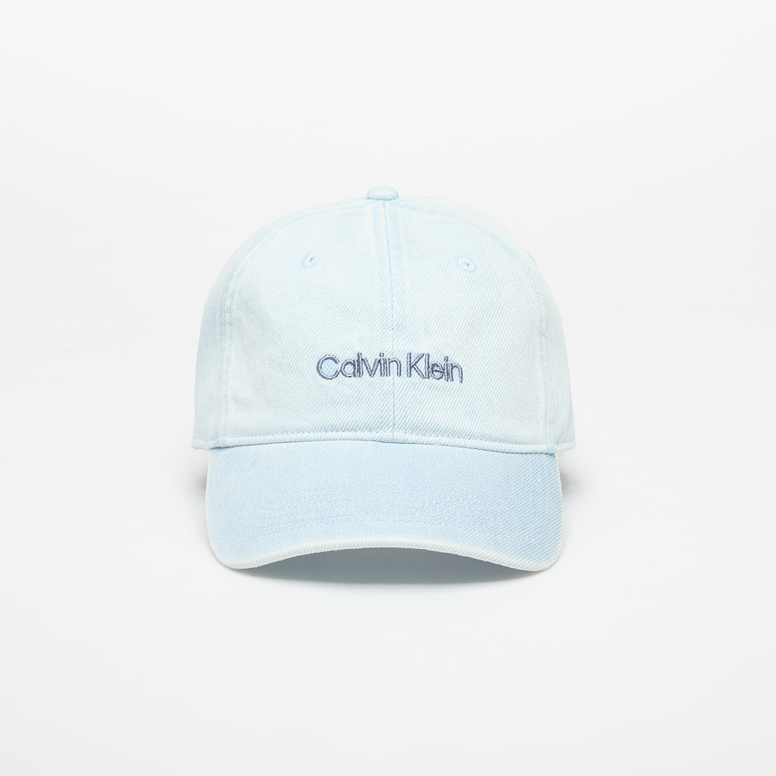 Capac Calvin Klein Jeans Logo Embroidery Cap Light Wash Denim Universal