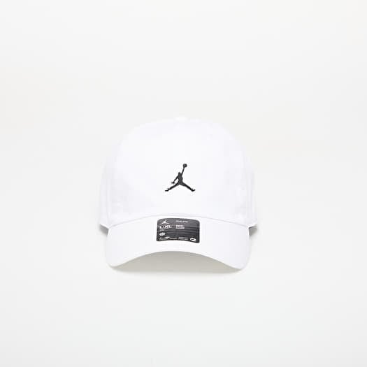 Jordan Club Unstructured Curved-Bill Hat White/ Black