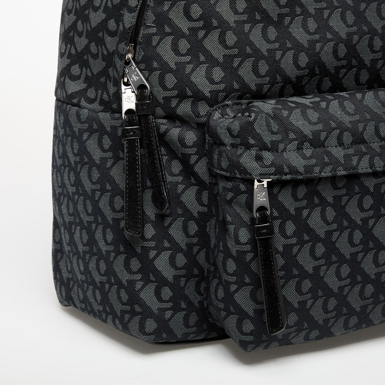 Batohy Calvin Klein Jeans Unstructured Monogram Backpack Black