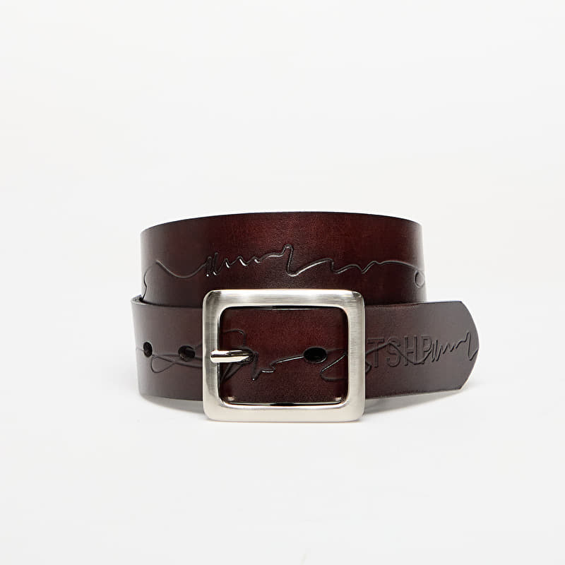 Pásek FTSHP Leather Belt Brown