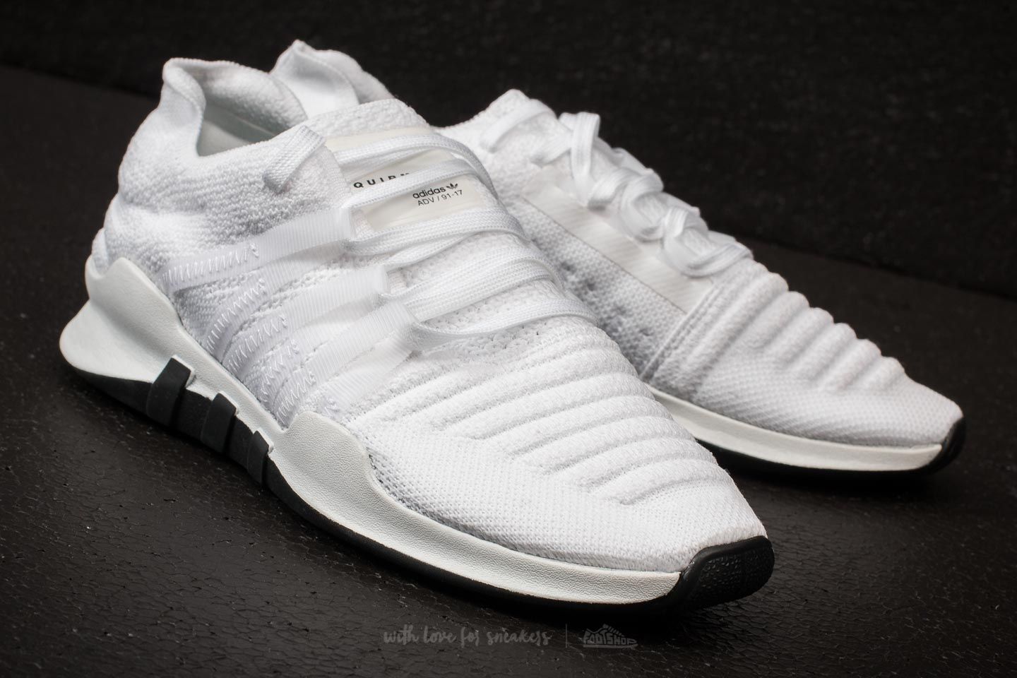 Women s shoes adidas EQT Racing ADV Primeknit W Ftw White Ftw White Blue Tint Footshop