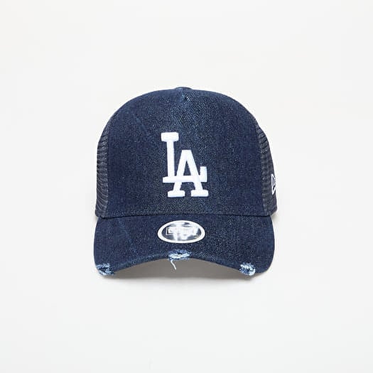 Kepurė New Era Los Angeles Dodgers Womens MLB Denim 9FORTY A-Frame Trucker Cap Navy
