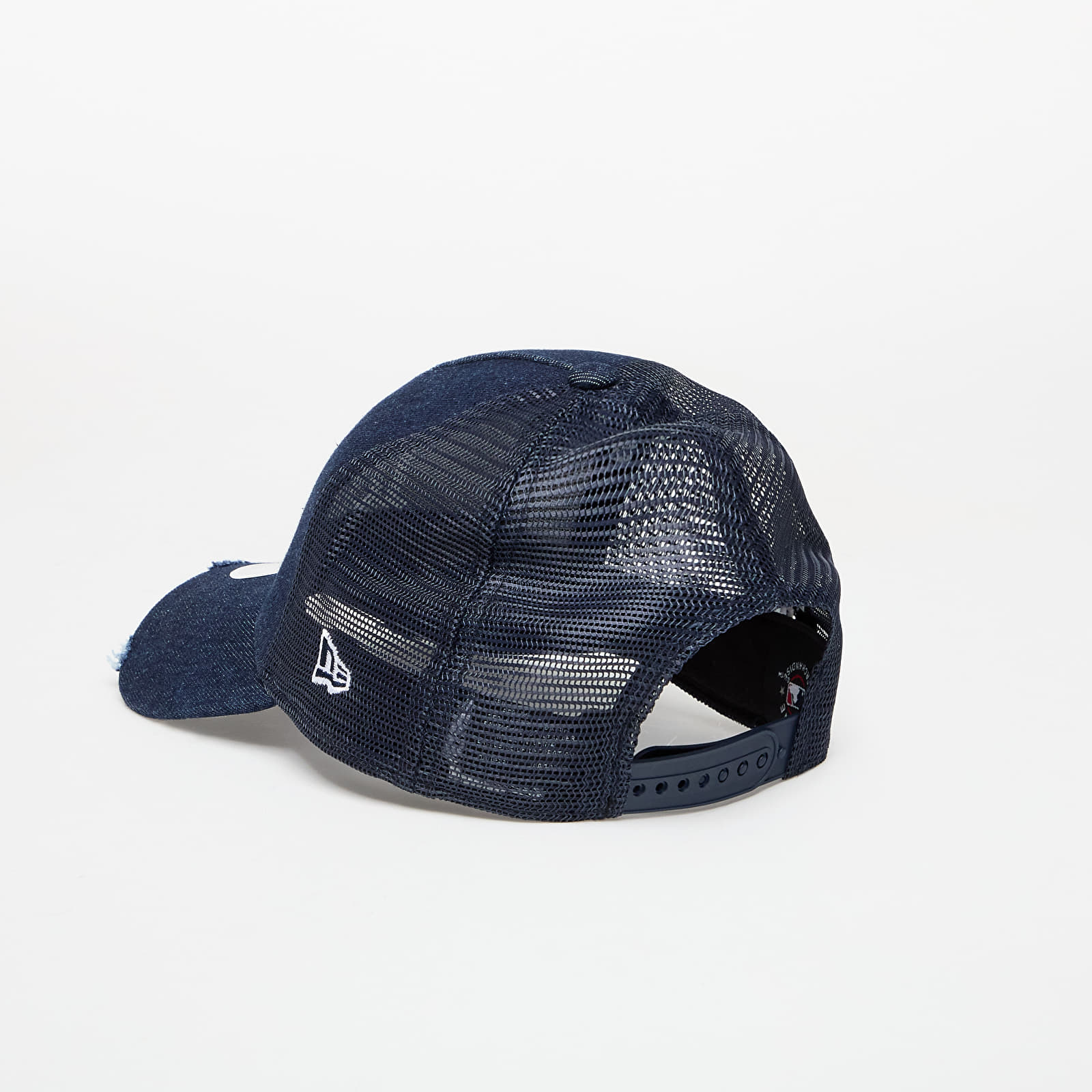 Cappelli New Era Los Angeles Dodgers Womens MLB Denim 9FORTY A-Frame Trucker Cap Navy