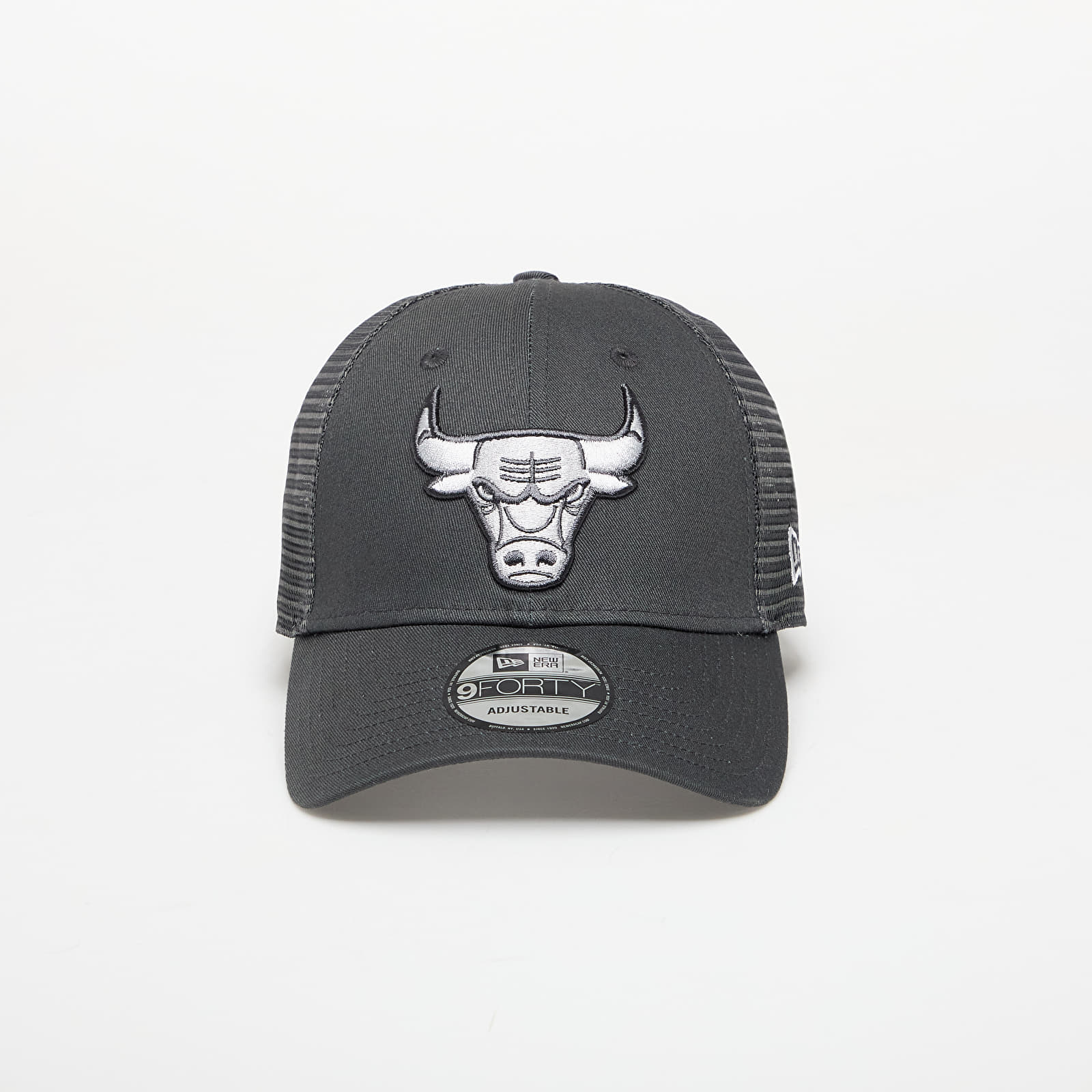 Caps New Era Chicago Bulls NBA 9FORTY Trucker Adjustable Cap Dark Grey