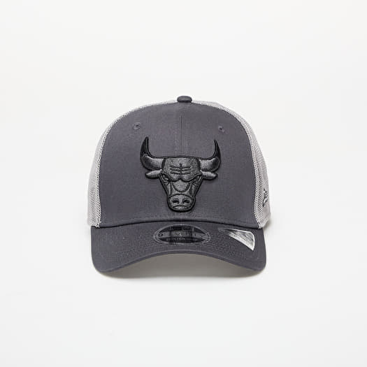 New Era Chicago Bulls NBA Tonal 9SEVENTY Stretch Snap Adjustable Cap Dark Grey