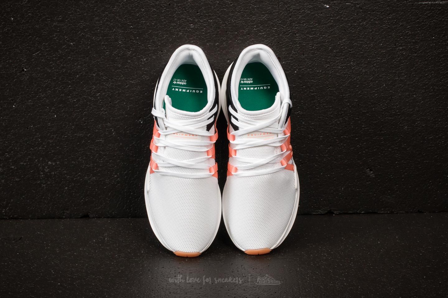 Adidas originals women's eqt adv racing  white & coral shop