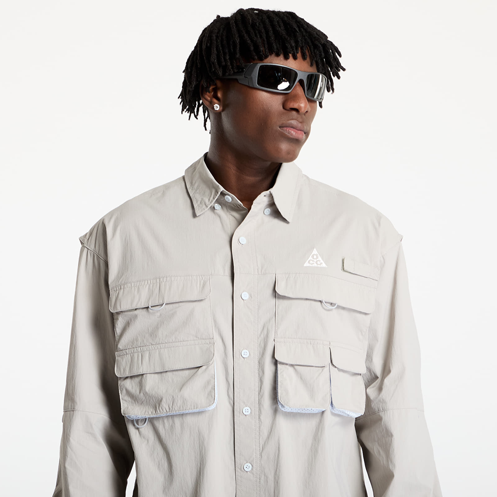 Overhemden Nike ACG "Orb Weaver" Dri-FIT ADV UV Long Sleeve Shirt College Grey/ Football Grey/ Summit White
