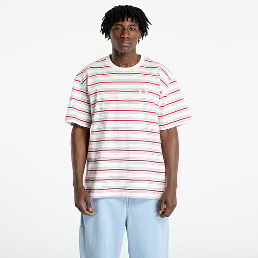 Tričko Dickies Lewistown Stripe Short Sleeve Tee Egret