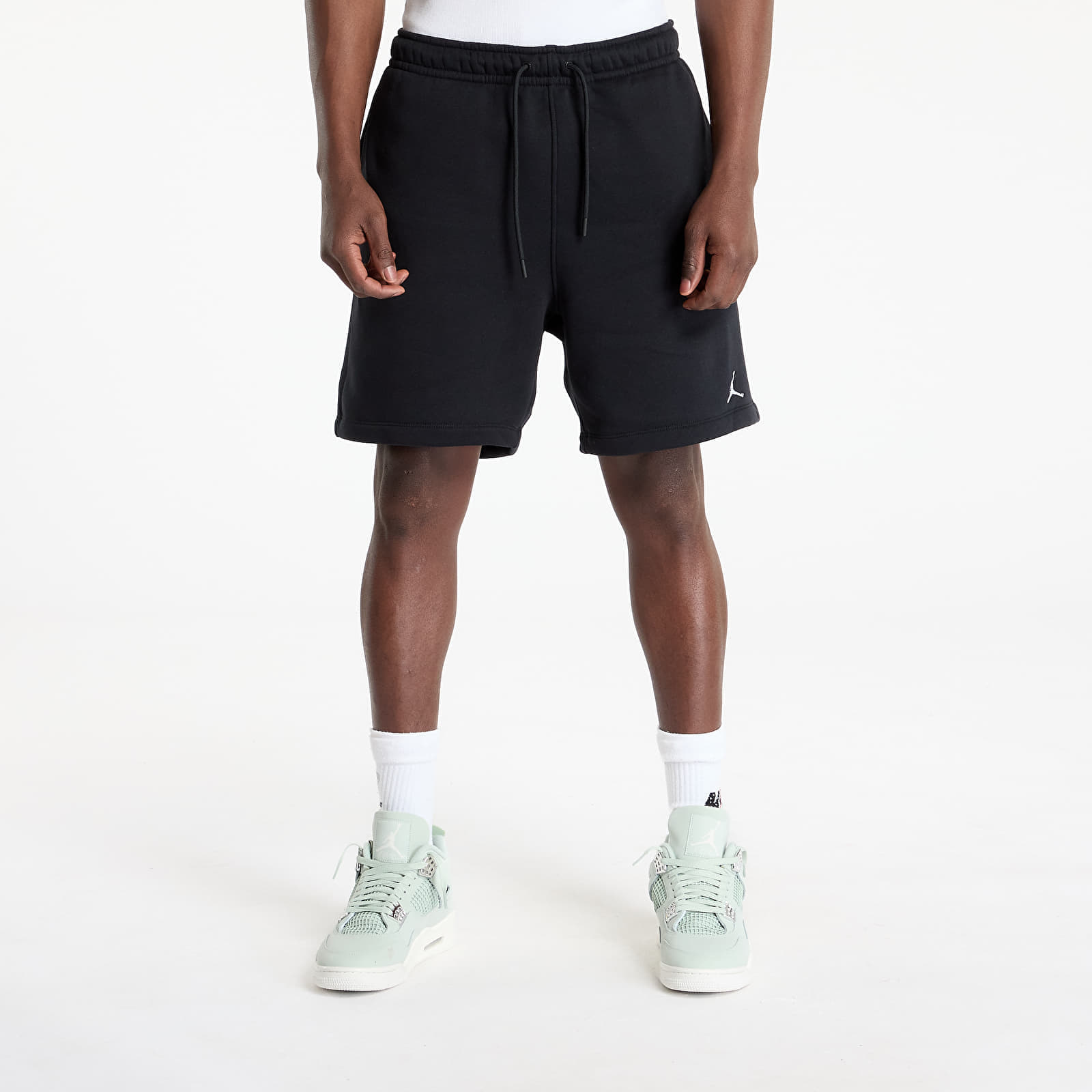 Shorts Jordan Brooklyn Fleece Men's Shorts Black/ White M