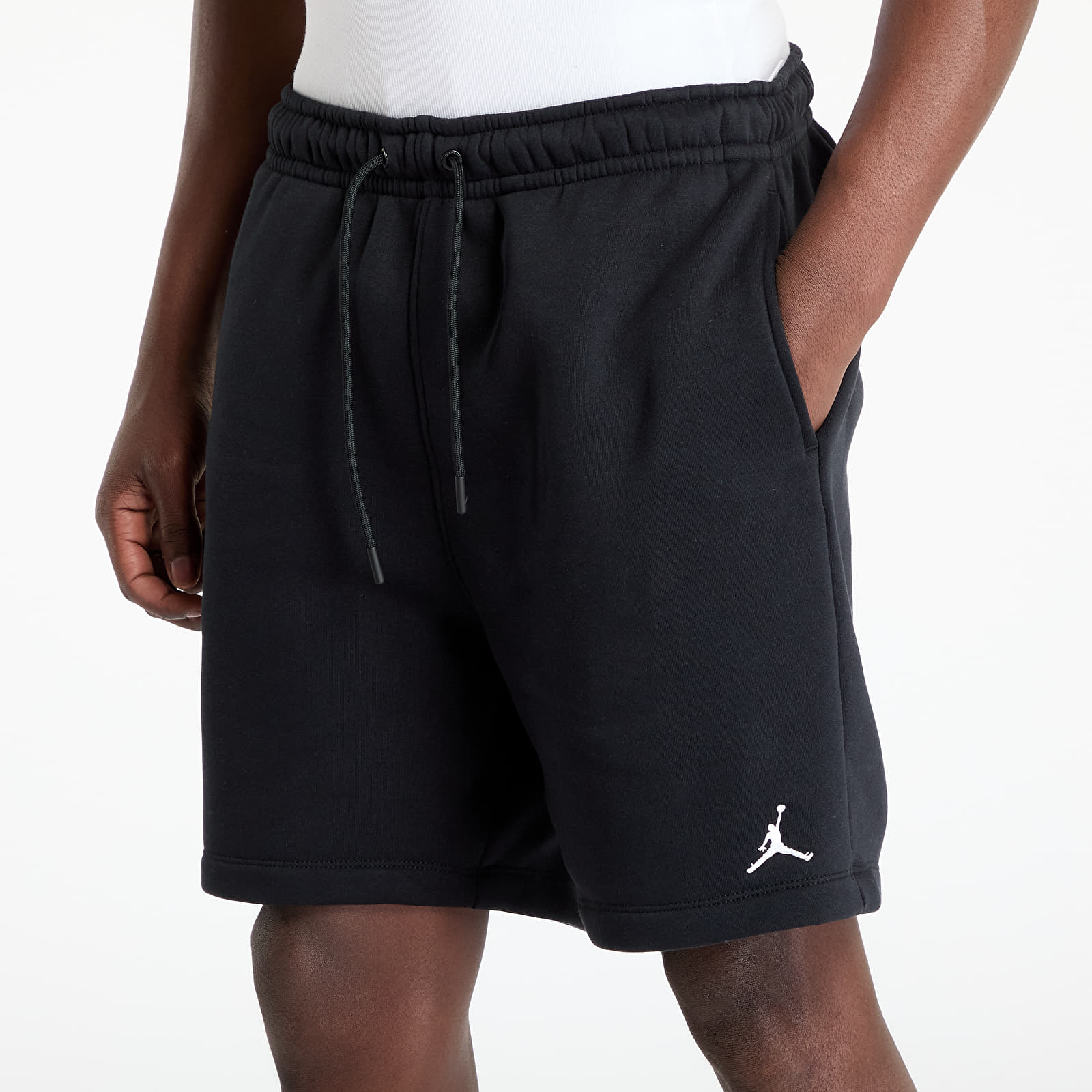 Shortsid Jordan Brooklyn Fleece Men's Shorts Black/ White