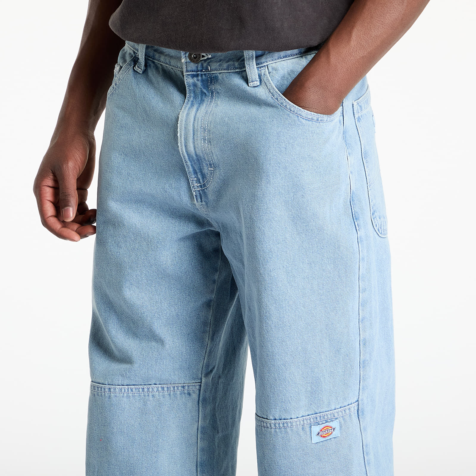 Jeans Dickies Double Knee Denim Pant Light Wash