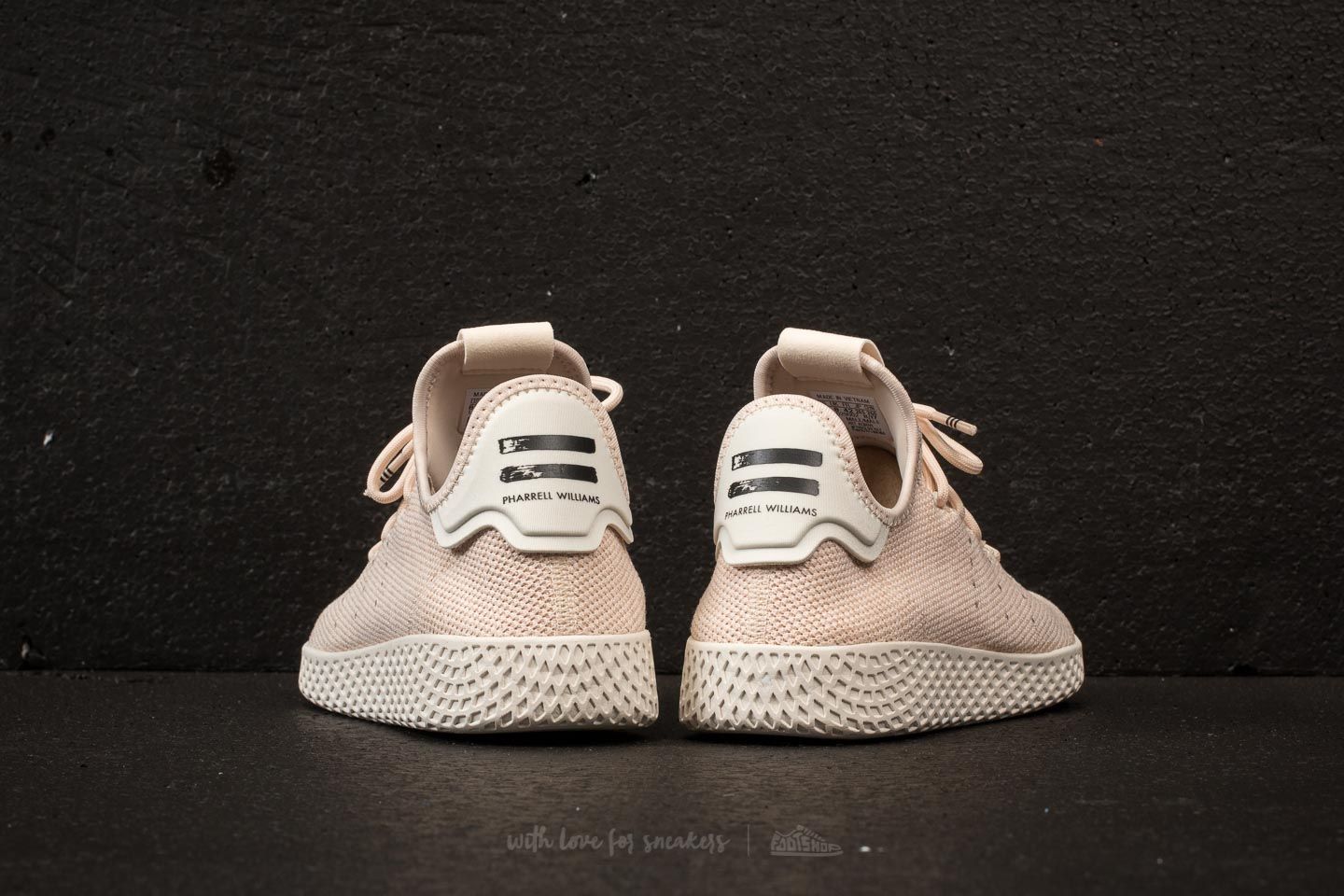 Scarpe uomo Adidas x Pharrell Williams Tennis HU Linen Linen Core White Footshop