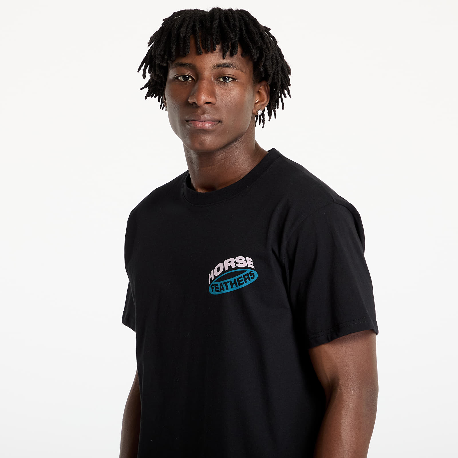 T-särgid Horsefeathers Orbit T-Shirt Black