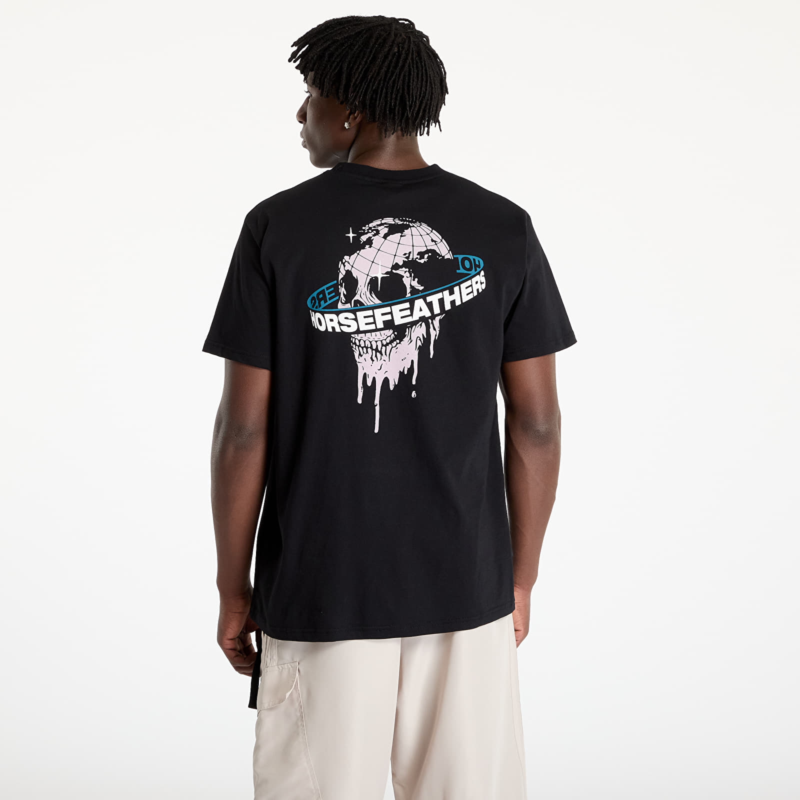 T-särgid Horsefeathers Orbit T-Shirt Black