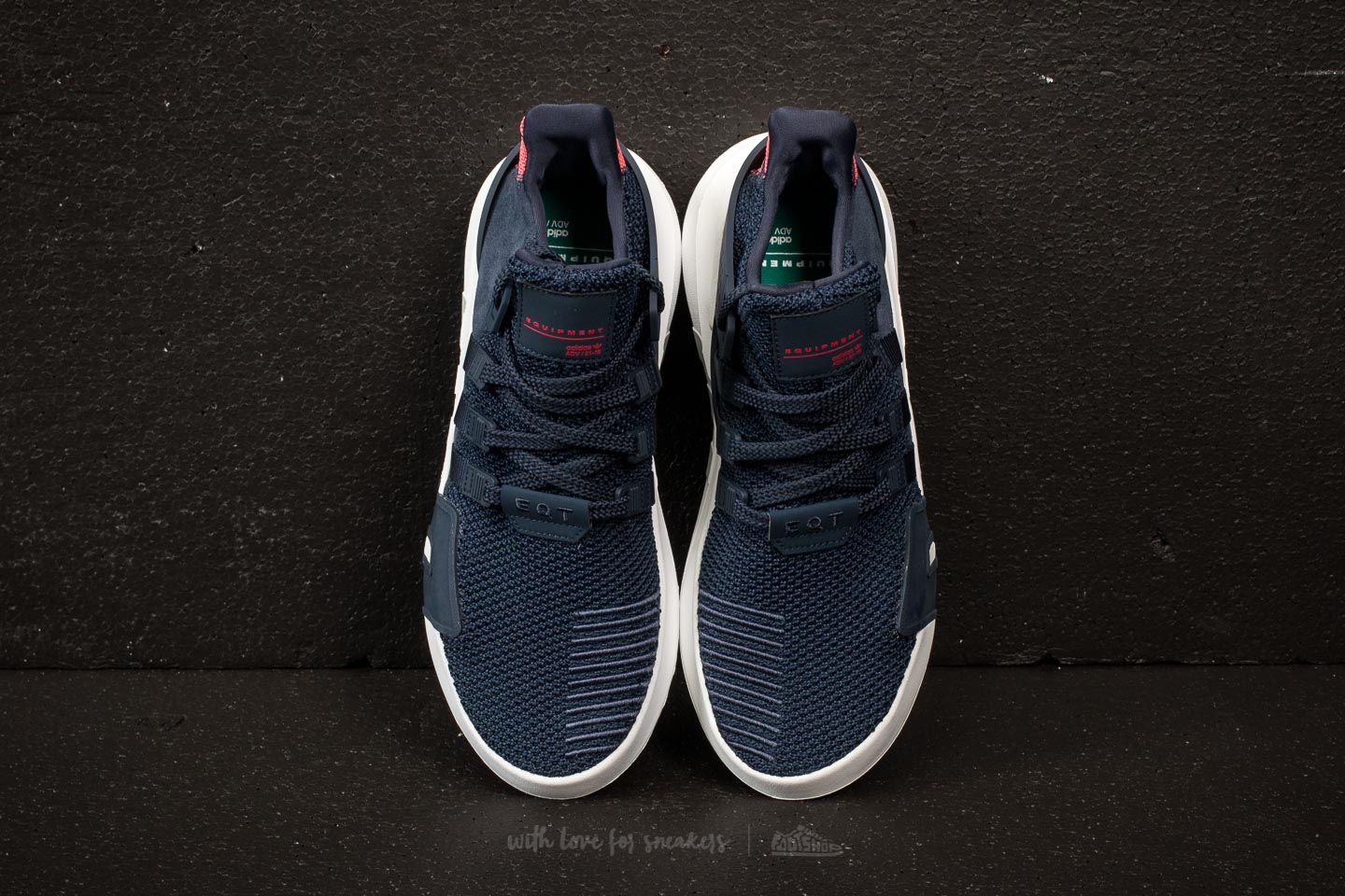 Herren Sneaker und Schuhe adidas EQT Bask ADV Collegiate Navy Collegiate Navy Real Coral Footshop