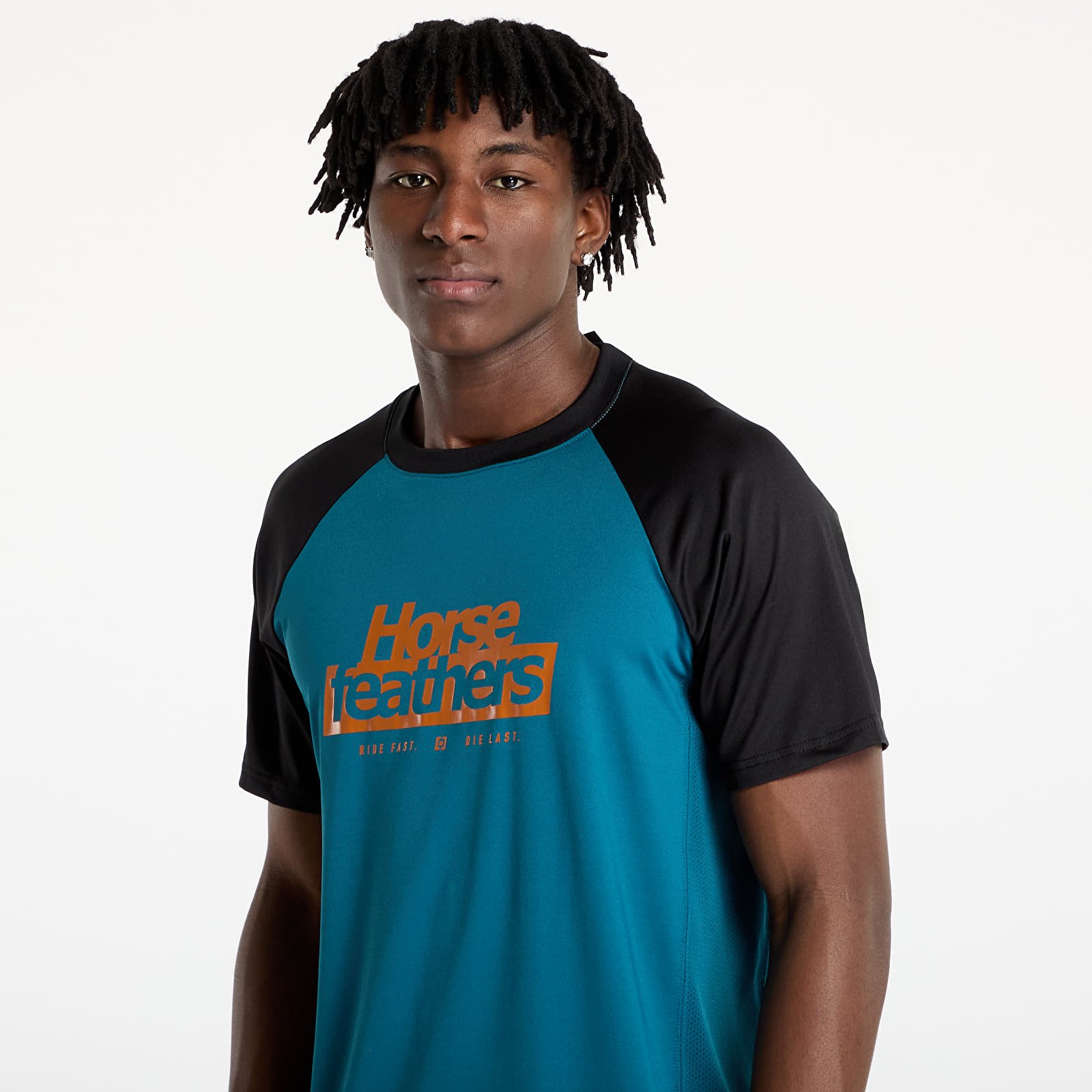Camisetas Horsefeathers Spike Bike Jersey Petrol/ Black
