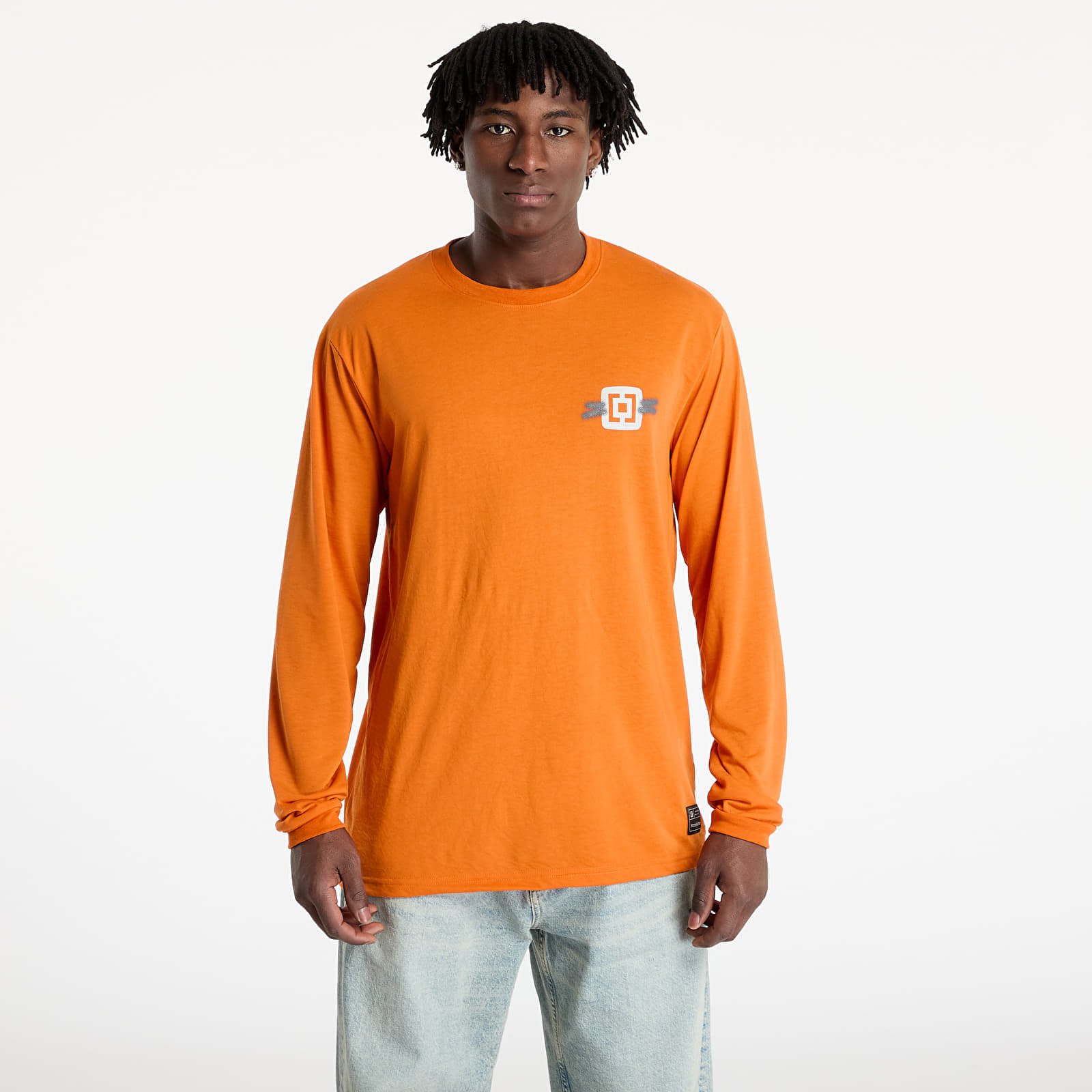 T-shirt Horsefeathers Fury Long Sleeve Bike Jersey Burnt Orange XL