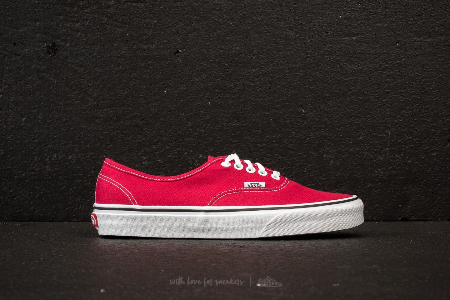 Men's shoes Vans Authentic Crimson/ True White