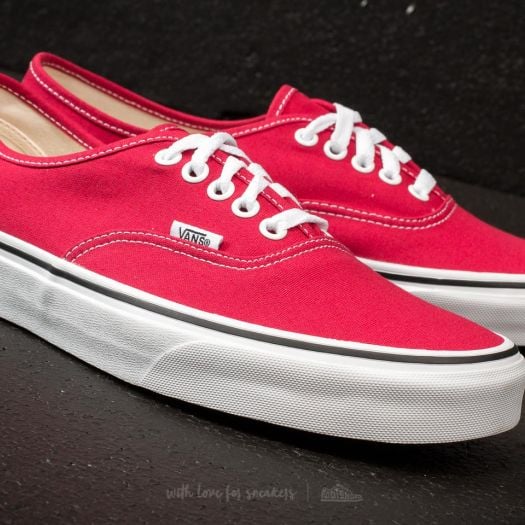 Crimson vans clearance shoes