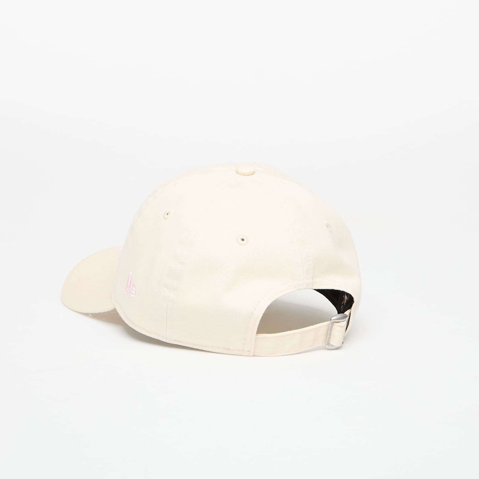 Caps New Era New York Yankees Womens MLB Contrast Stitch 9TWENTY Adjustable Cap Light Cream/ Pink Rouge