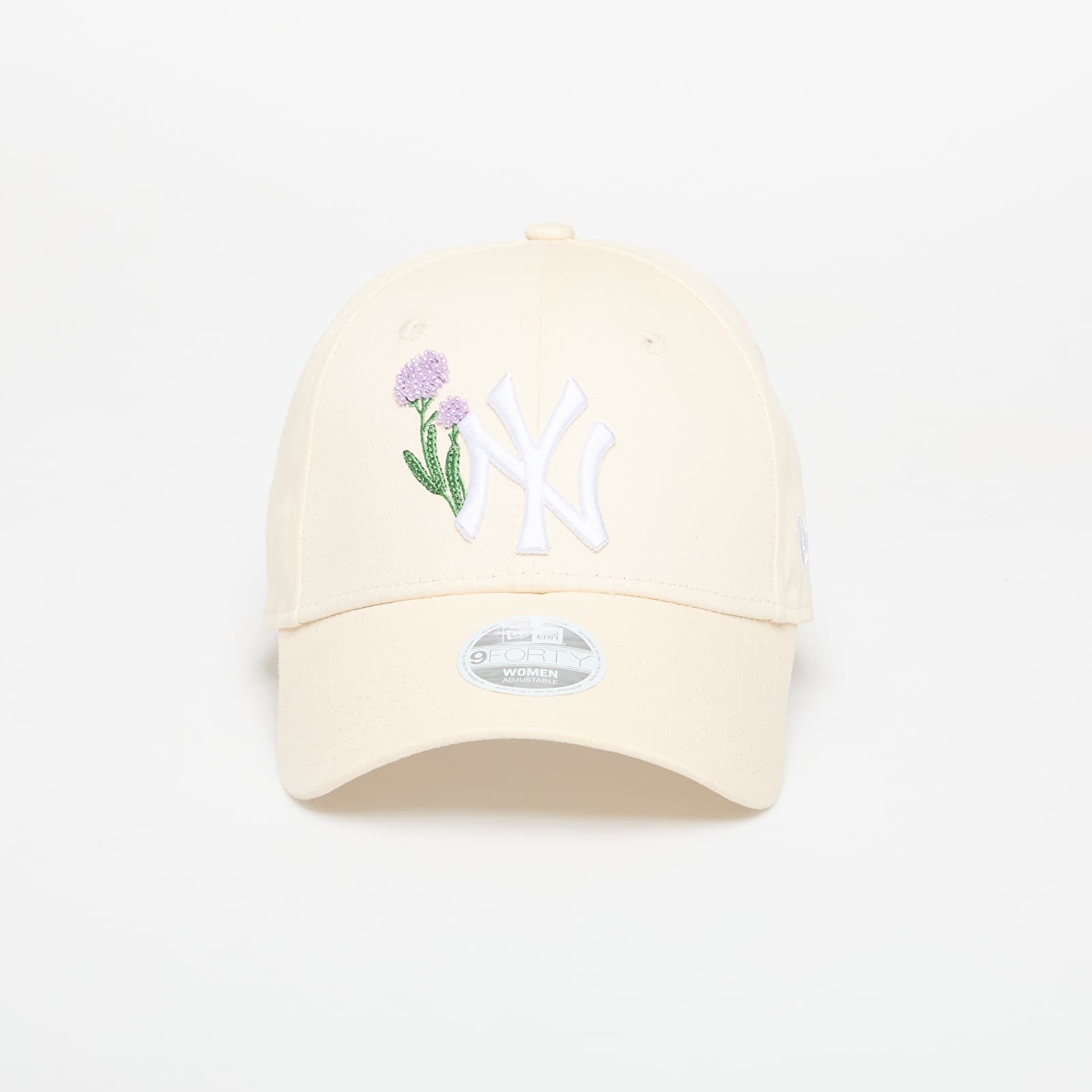 Capac New Era New York Yankees Womens MLB Beaded 9FORTY Adjustable Cap Light Cream Universal