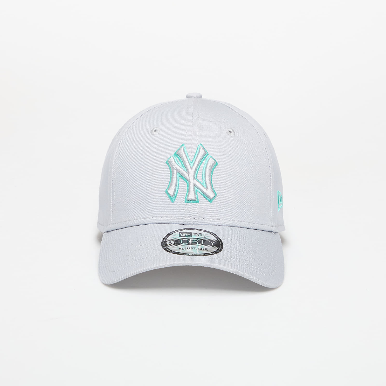 Шапка New Era New York Yankees Team Outline 9FORTY Adjustable Cap Dolphin Gray/ Ate Universal