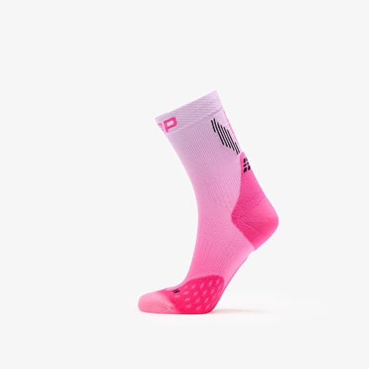 CEP Mid Cut Gradient Socks Pink/ Lilac Fade