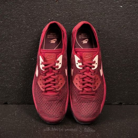 Nike air max top 90 flyknit red