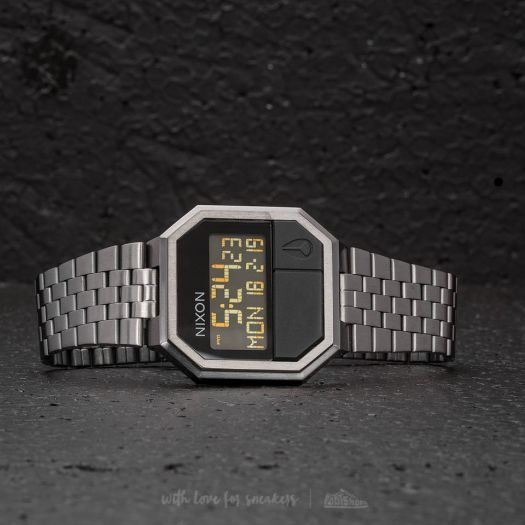 Watches Nixon Re Run All Gunmetal Footshop