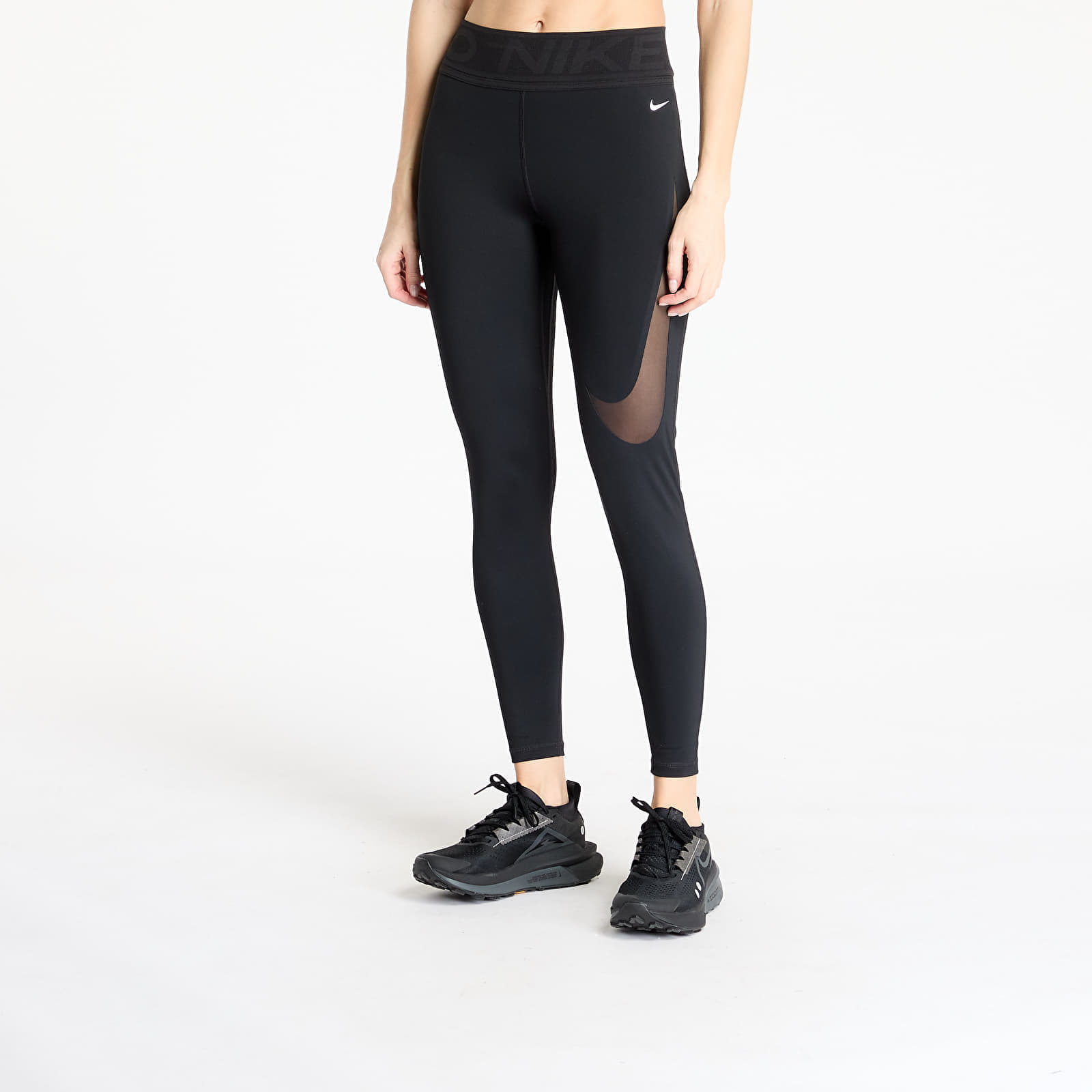 Nike Pro Sculpt Women's High-Waisted Full-Length Leggings Black/ White XXL