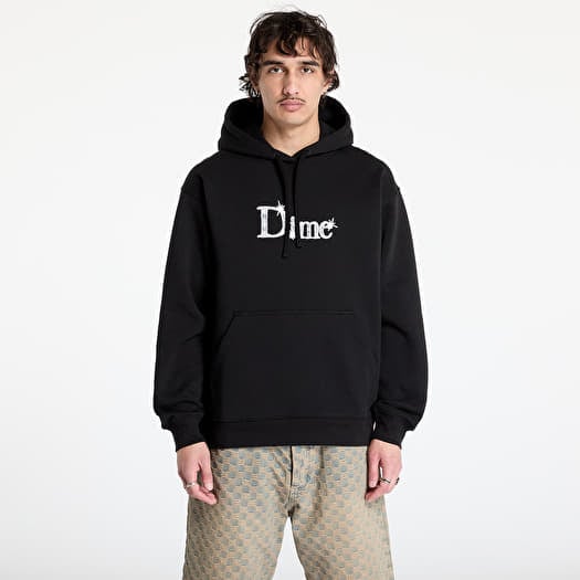 DIME Classic Shiny Hoodie UNISEX Black