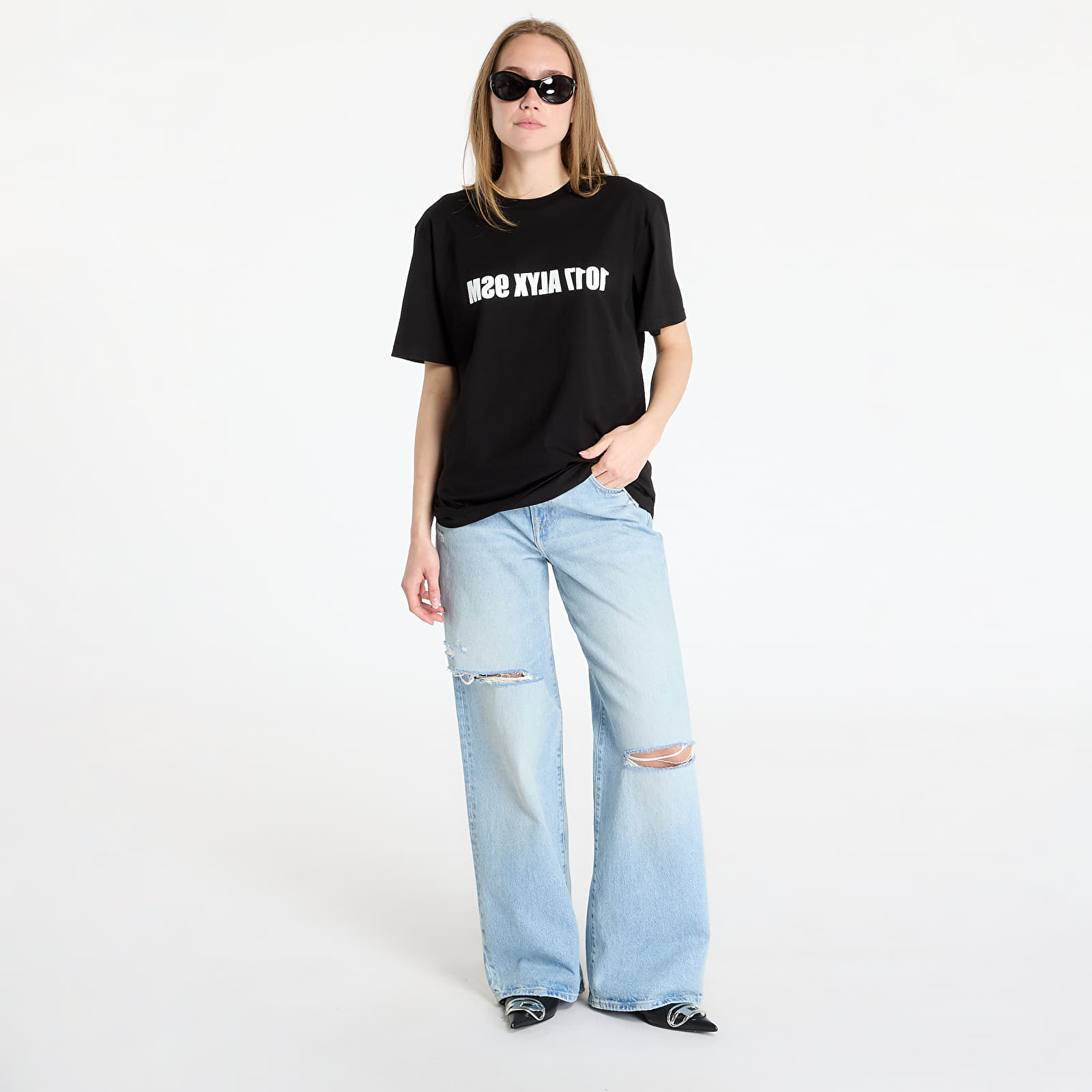 Men's T-shirts Alyx Studio Mirror Tee UNISEX Black