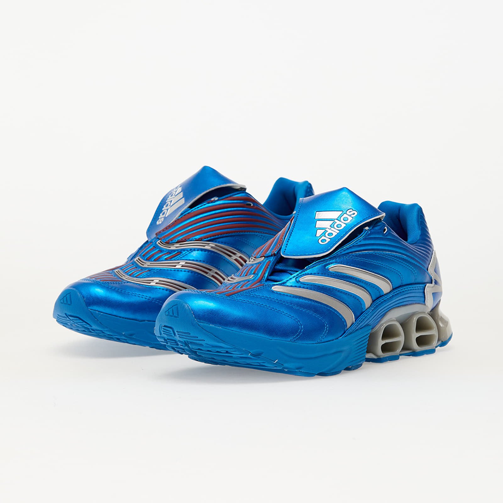 Pánské tenisky a boty adidas Predator Megaride Shoblu/ Silver Metallic/ Better Scarlet