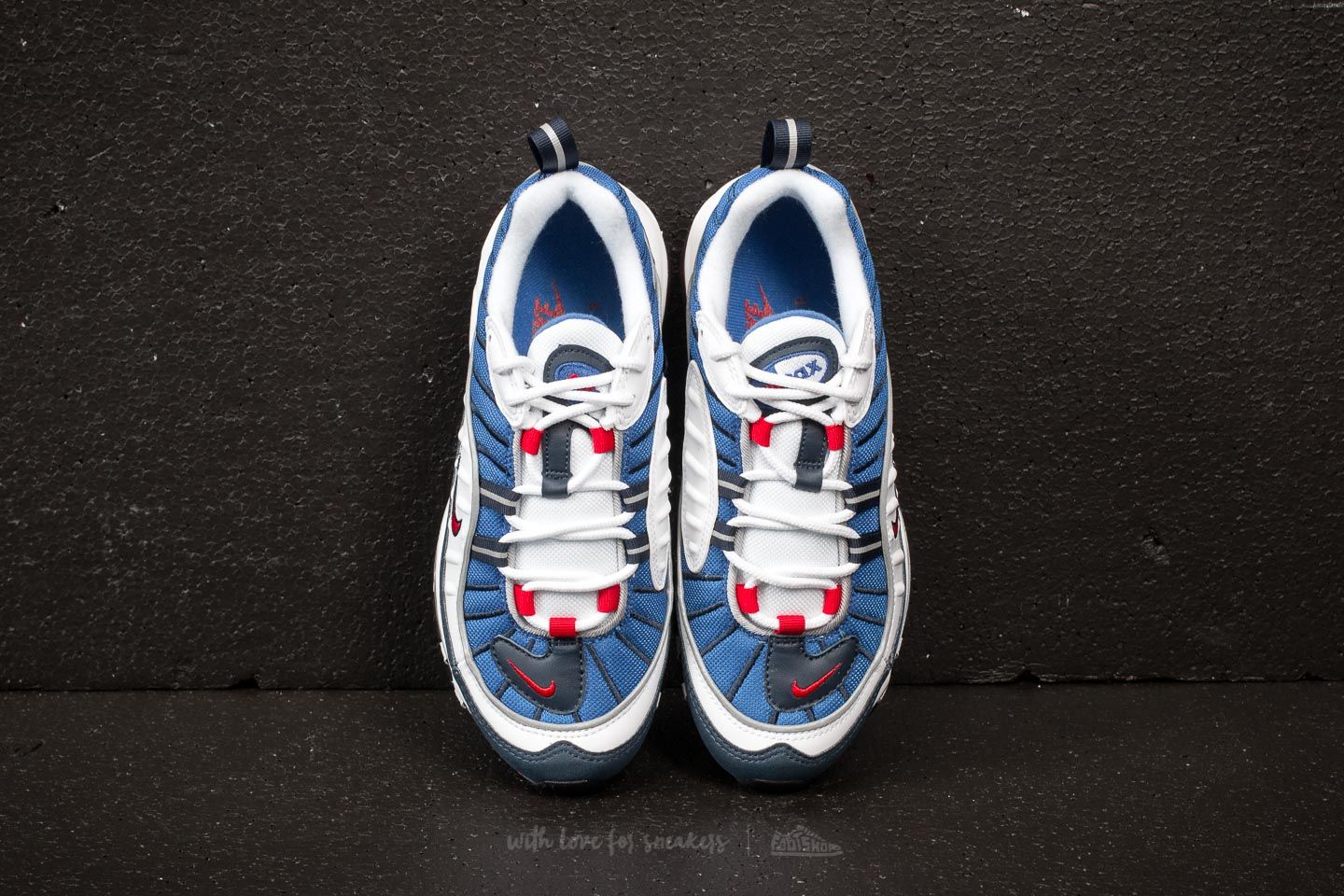 Women s shoes Nike W Air Max 98 White University Red Obsidian Footshop
