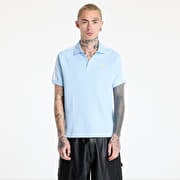 adidas Waffle Knit Polo Shirt Blue/ Clear Sky/ Almost Yellow