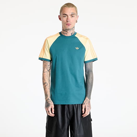 T-paita adidas Cali Tee Green/ Tech Green/ Almost Yellow
