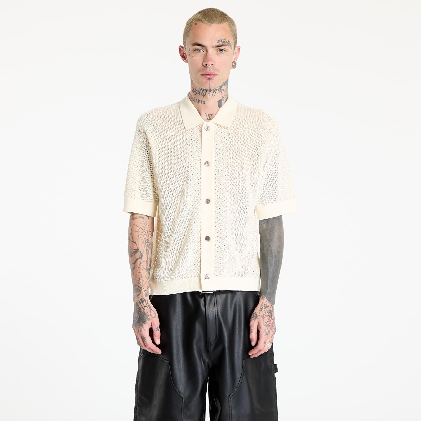 Pulover OBEY Evan Sweater Shirt Unbleached L