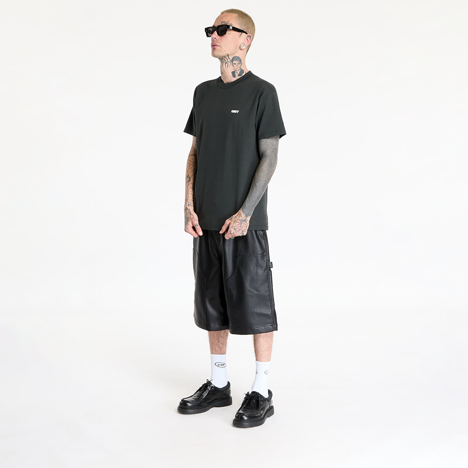 T-shirts OBEY Visual Studies T-Shirt Vintage Black
