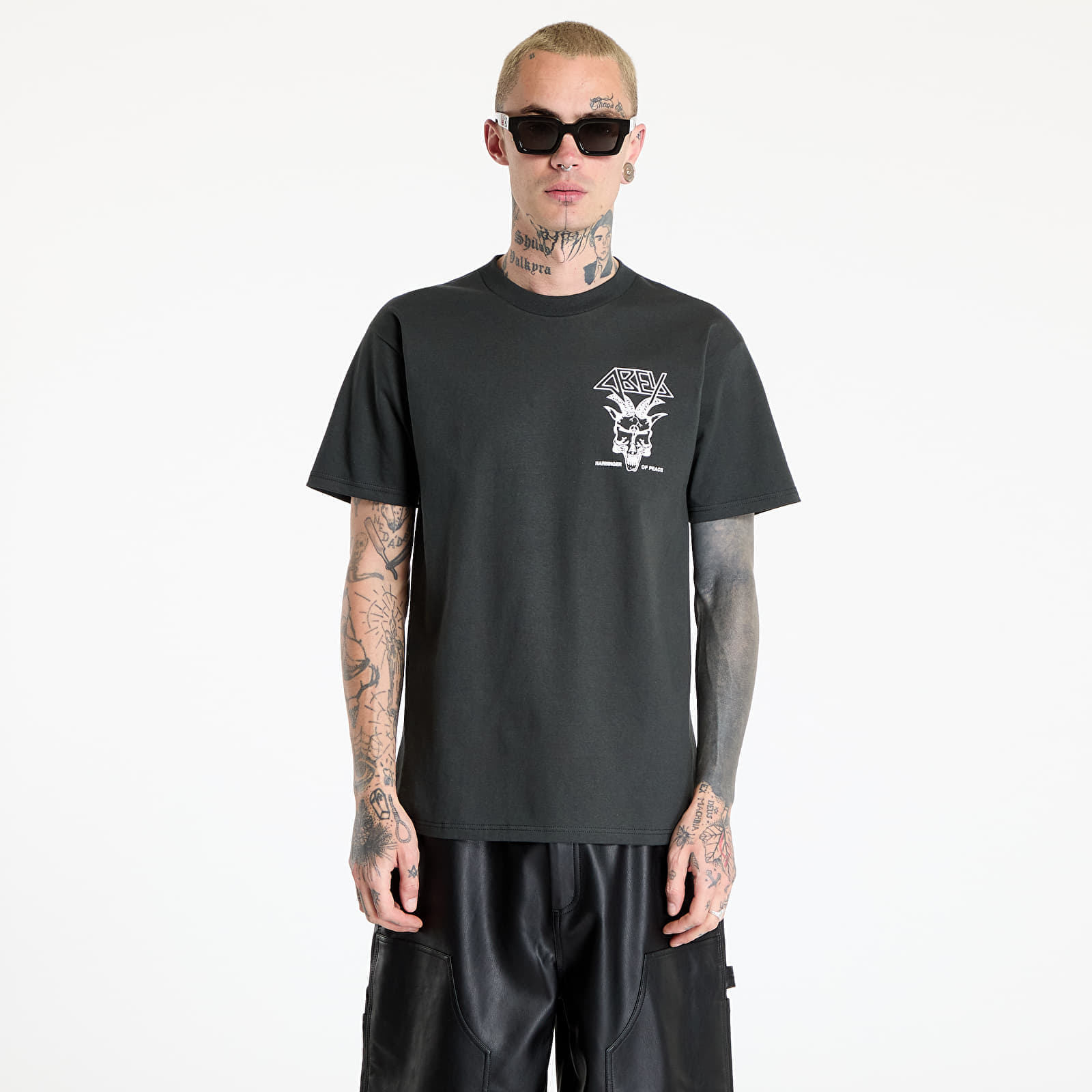 Тениска OBEY Harbinger Of Peace T-Shirt Vintage Black S