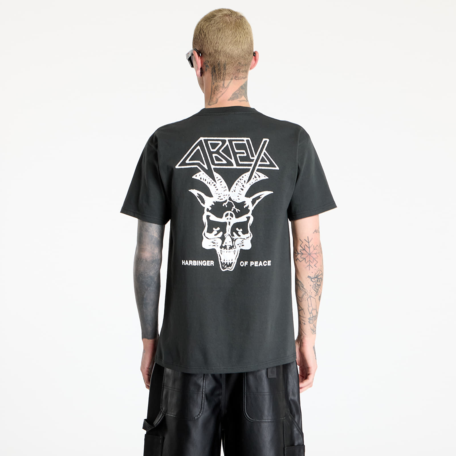 T-skjorter OBEY Harbinger Of Peace T-Shirt Vintage Black
