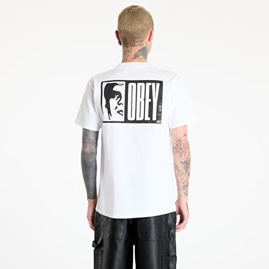 T-shirts OBEY Half Icon T-Shirt White | Footshop