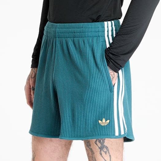 Men's shorts adidas Waffle Knit Sprinter Shorts Green/ Tech