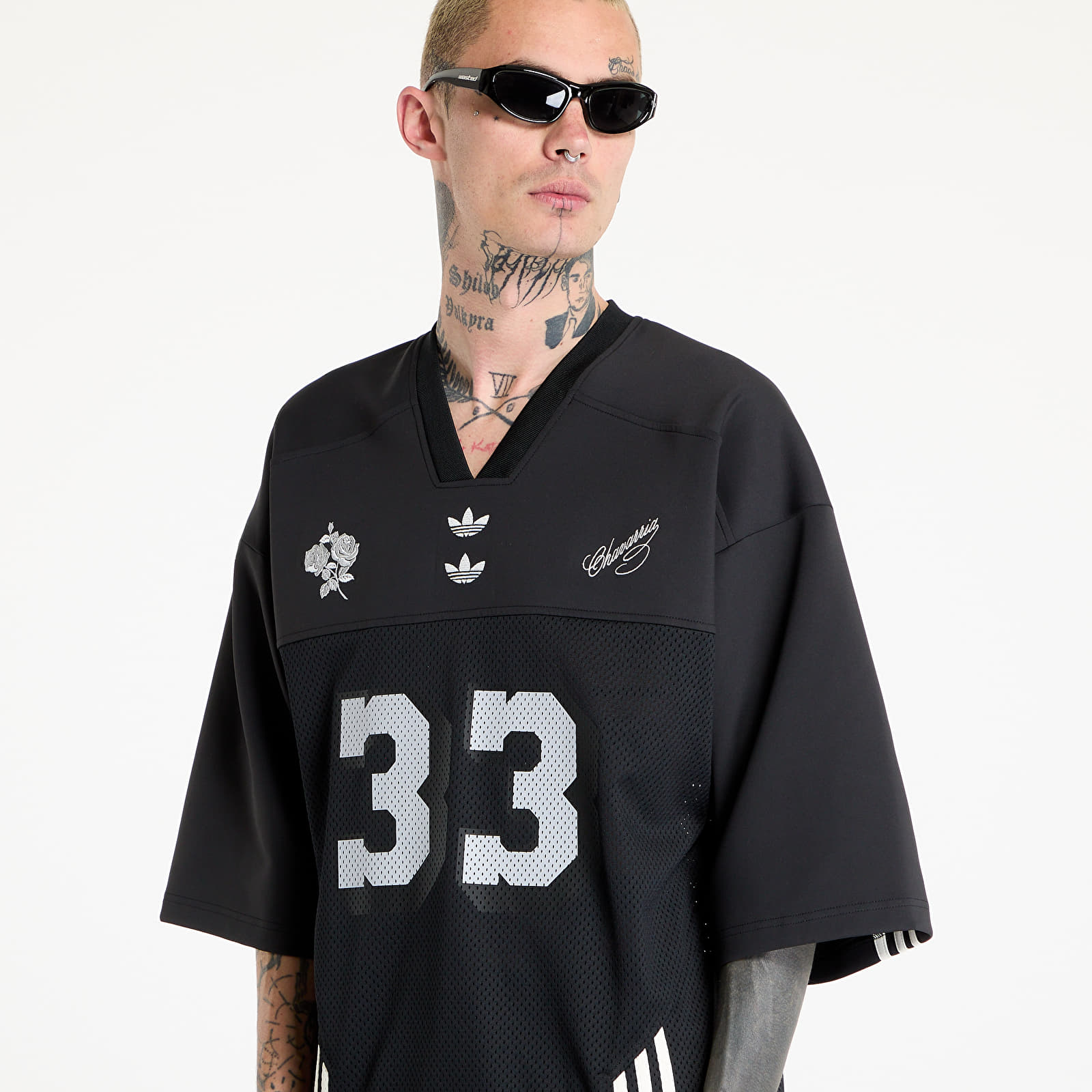 Jerseys adidas x Willy Chavarria Football Jersey Black/ Black